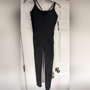 Fashion Nova ribbed body suit in black